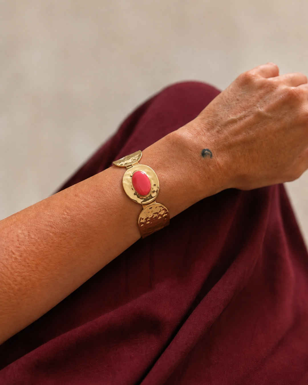 Nia-Armband Koralle