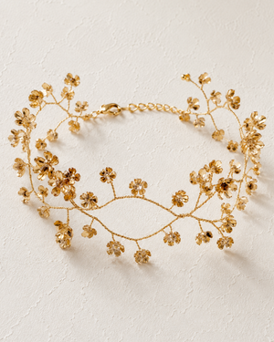 Goldener Heiligenschein-Choker