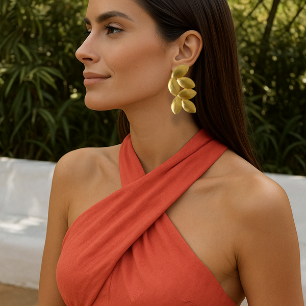 pendientes con volumen y brillo para eventos especiales